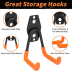 All-in-One Steel Garage Storage Hooks Bundle, Practical Tool Organizer Gadgets Ideal for Men