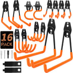 All-in-One Steel Garage Storage Hooks Bundle, Practical Tool Organizer Gadgets Ideal for Men